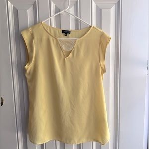 Soft yellow The Limited blouse.
